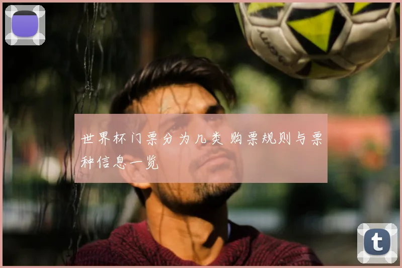 世界杯门票分为几类 购票规则与票种信息一览